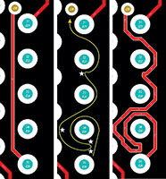 Figure 1. Example of an interactive routing path.